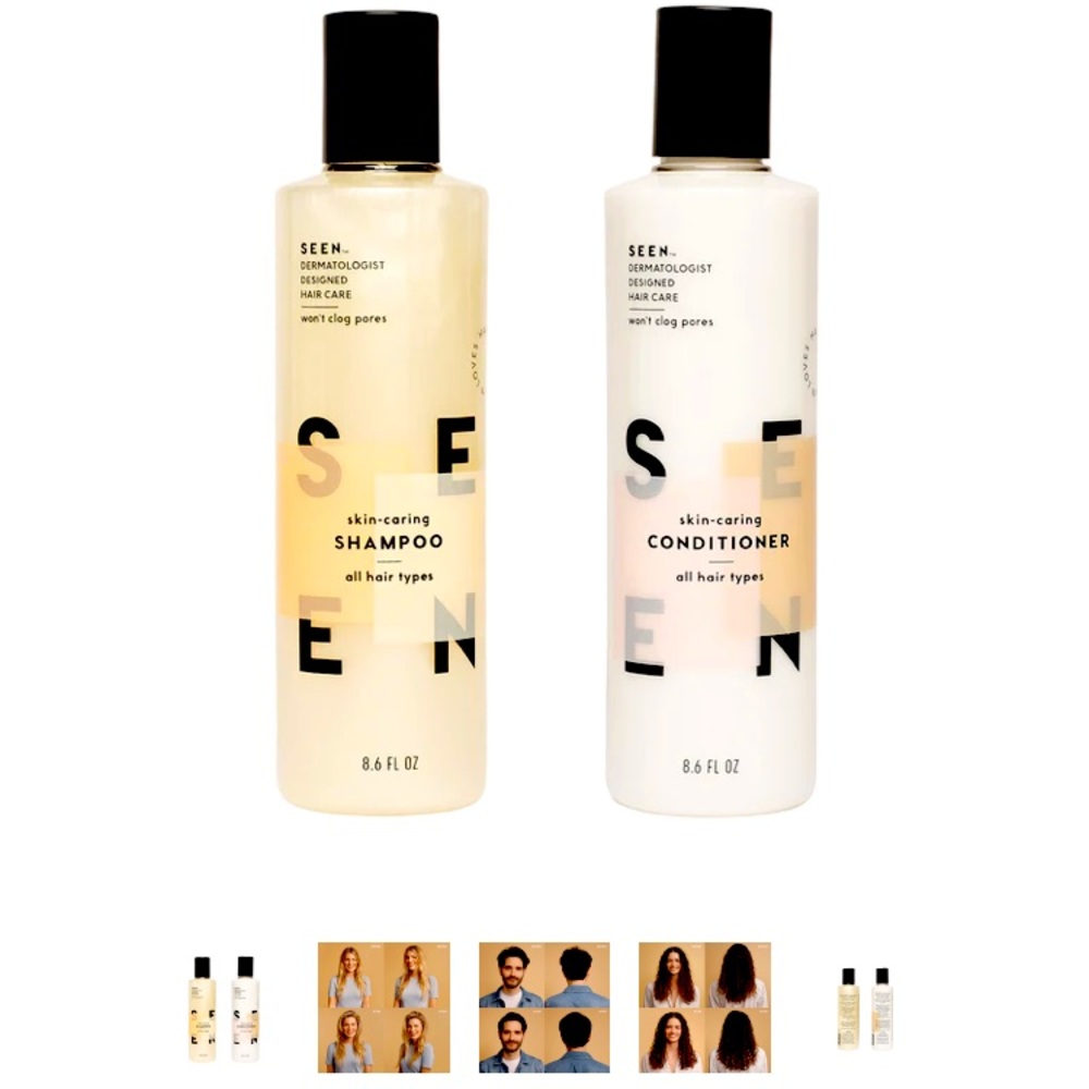 SEEN 💇🏼‍♀️ Essential Bundle FRAGRANCE FREE For Acne Prone/Sensitive Scalp